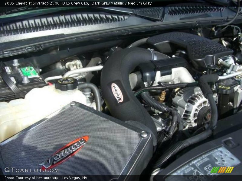 Dark Gray Metallic / Medium Gray 2005 Chevrolet Silverado 2500HD LS Crew Cab