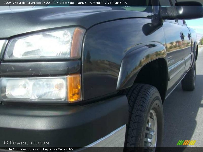 Dark Gray Metallic / Medium Gray 2005 Chevrolet Silverado 2500HD LS Crew Cab