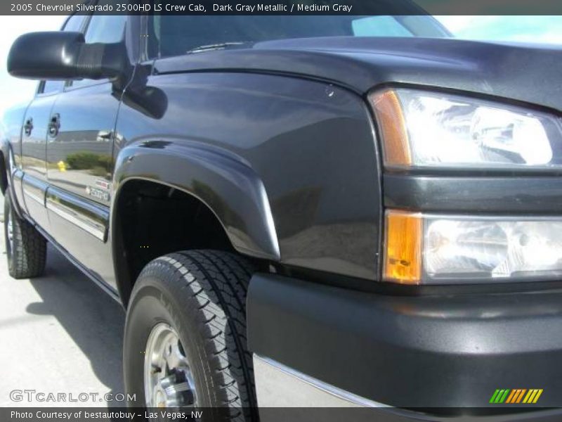 Dark Gray Metallic / Medium Gray 2005 Chevrolet Silverado 2500HD LS Crew Cab
