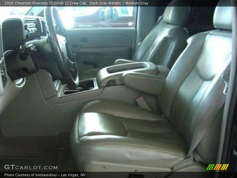 Dark Gray Metallic / Medium Gray 2005 Chevrolet Silverado 2500HD LS Crew Cab