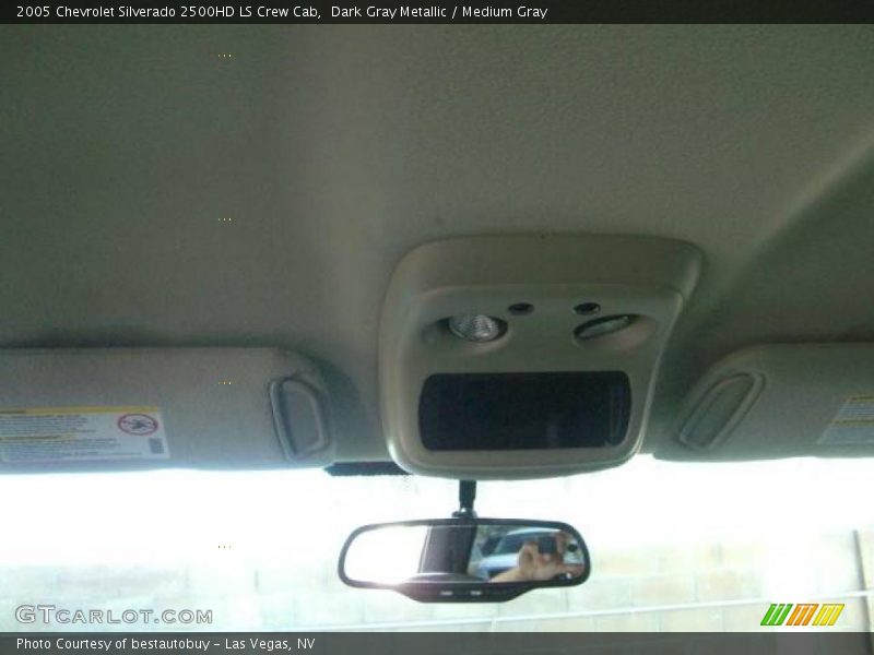 Dark Gray Metallic / Medium Gray 2005 Chevrolet Silverado 2500HD LS Crew Cab