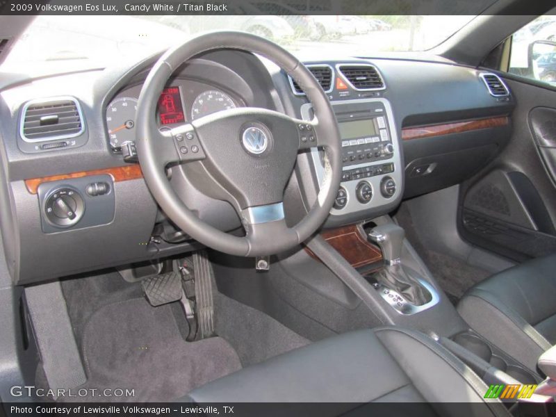 Candy White / Titan Black 2009 Volkswagen Eos Lux