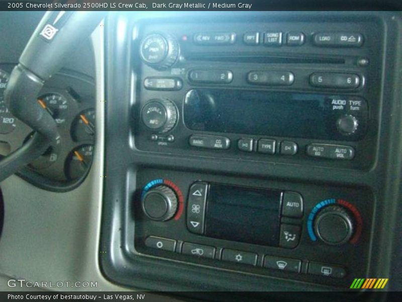Dark Gray Metallic / Medium Gray 2005 Chevrolet Silverado 2500HD LS Crew Cab