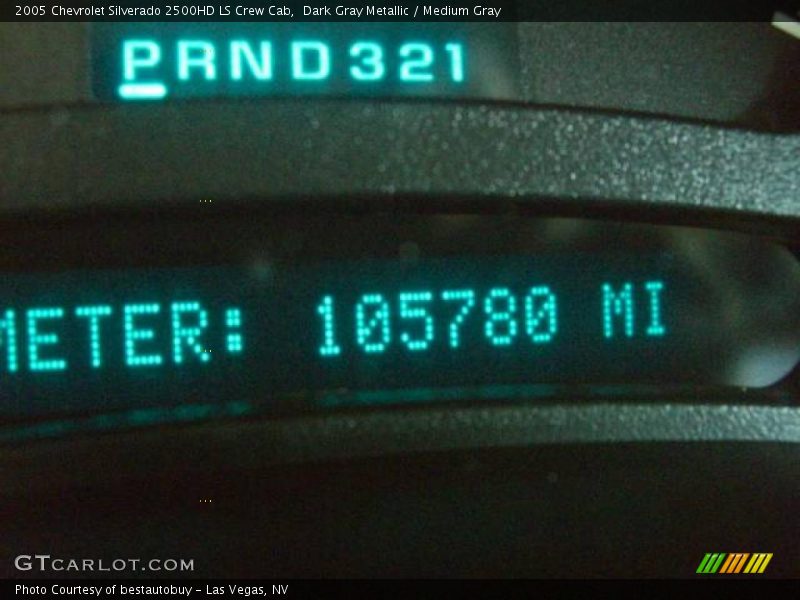 Dark Gray Metallic / Medium Gray 2005 Chevrolet Silverado 2500HD LS Crew Cab