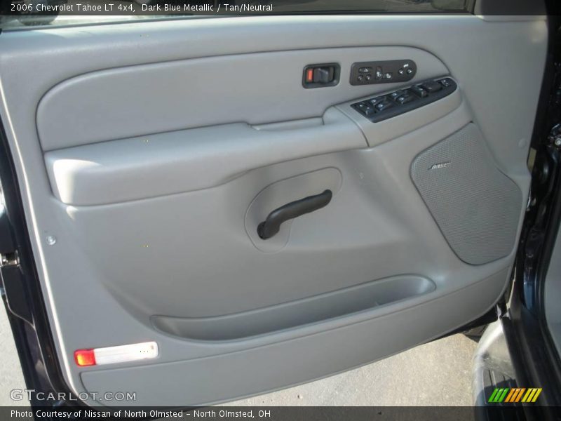 Dark Blue Metallic / Tan/Neutral 2006 Chevrolet Tahoe LT 4x4