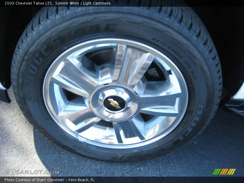 Summit White / Light Cashmere 2009 Chevrolet Tahoe LTZ
