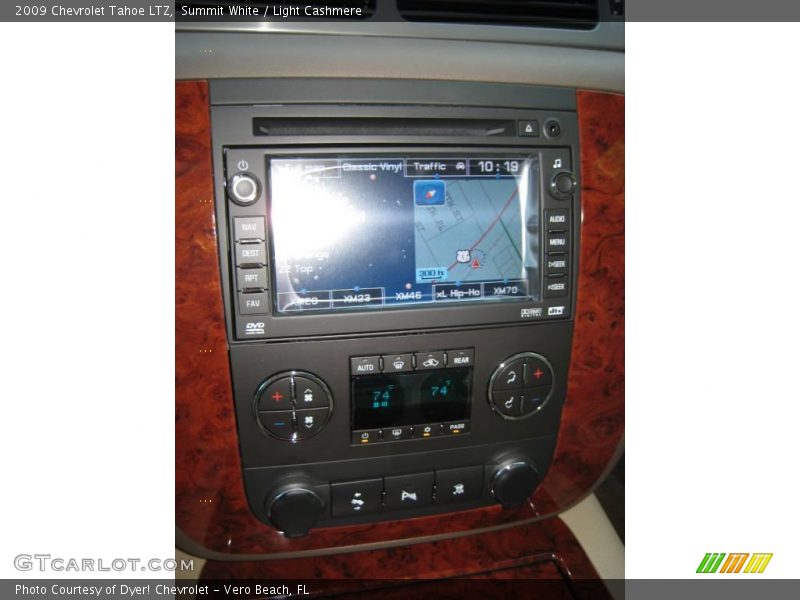 Summit White / Light Cashmere 2009 Chevrolet Tahoe LTZ