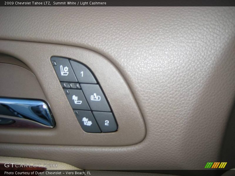 Summit White / Light Cashmere 2009 Chevrolet Tahoe LTZ