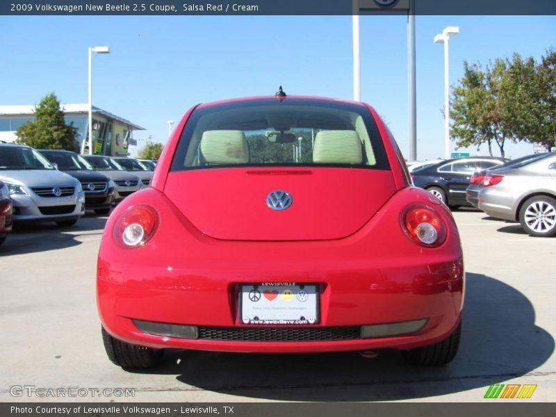 Salsa Red / Cream 2009 Volkswagen New Beetle 2.5 Coupe