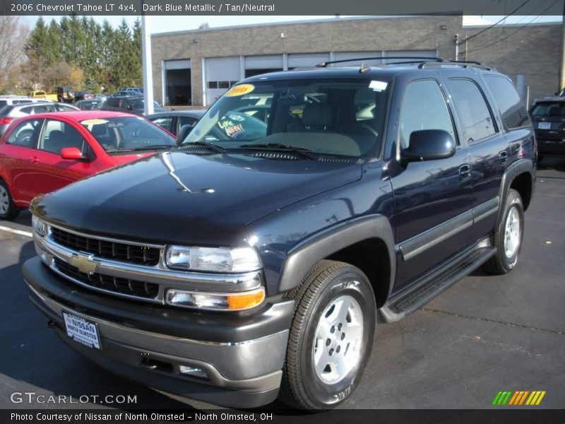 Dark Blue Metallic / Tan/Neutral 2006 Chevrolet Tahoe LT 4x4
