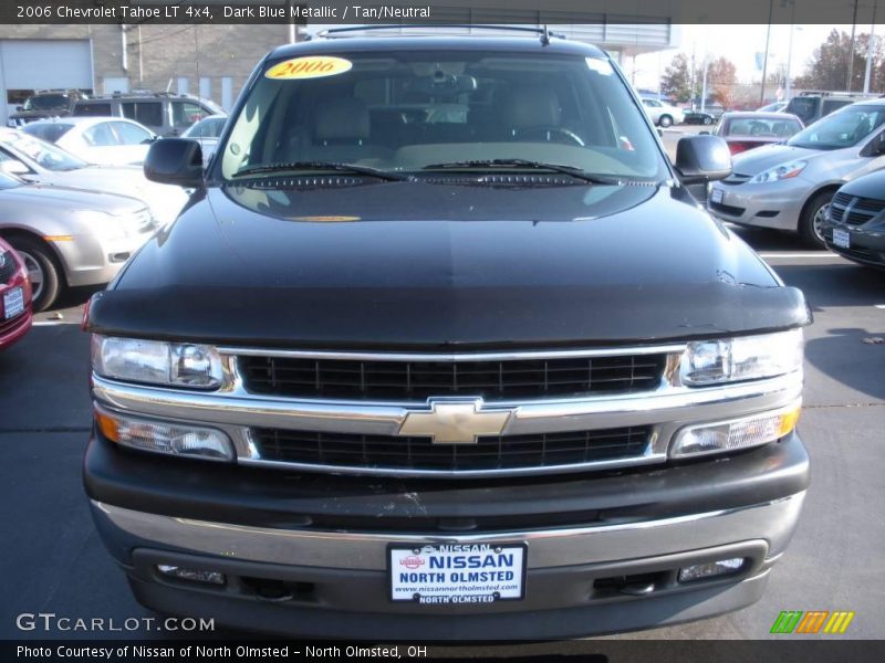 Dark Blue Metallic / Tan/Neutral 2006 Chevrolet Tahoe LT 4x4