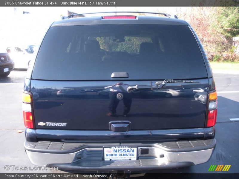 Dark Blue Metallic / Tan/Neutral 2006 Chevrolet Tahoe LT 4x4
