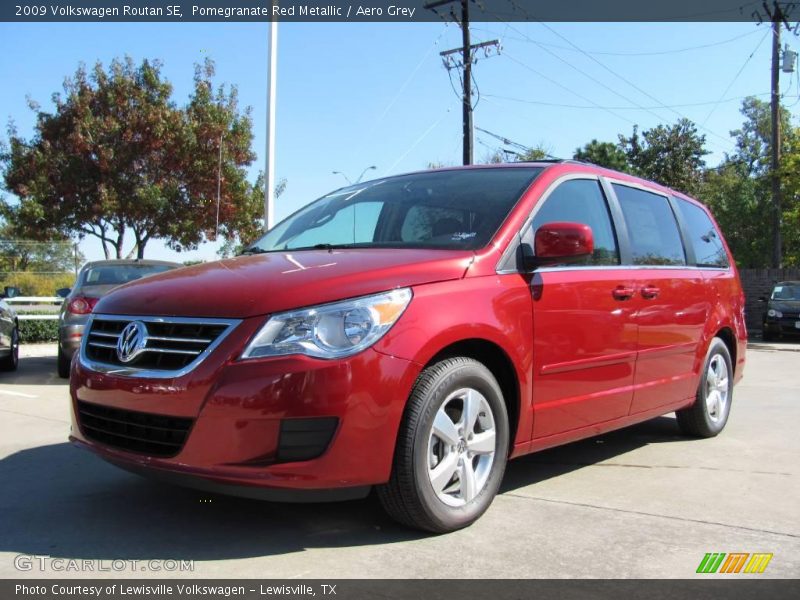 Pomegranate Red Metallic / Aero Grey 2009 Volkswagen Routan SE