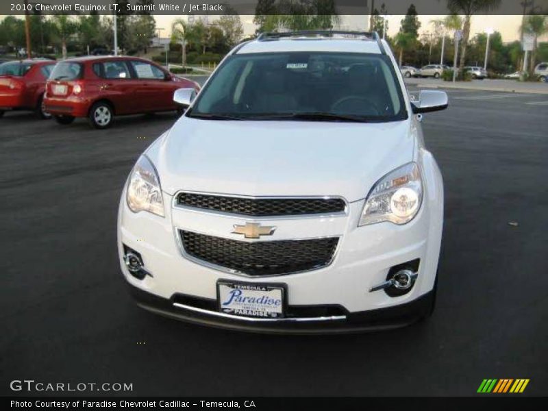 Summit White / Jet Black 2010 Chevrolet Equinox LT