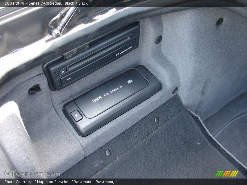 Black / Black 2001 BMW 7 Series 740i Sedan