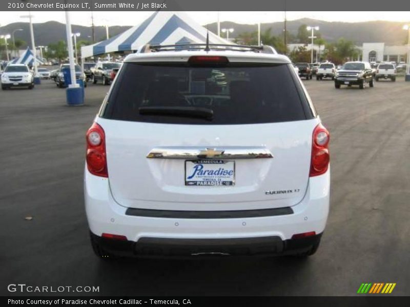 Summit White / Jet Black 2010 Chevrolet Equinox LT