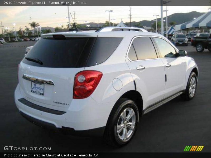 Summit White / Jet Black 2010 Chevrolet Equinox LT