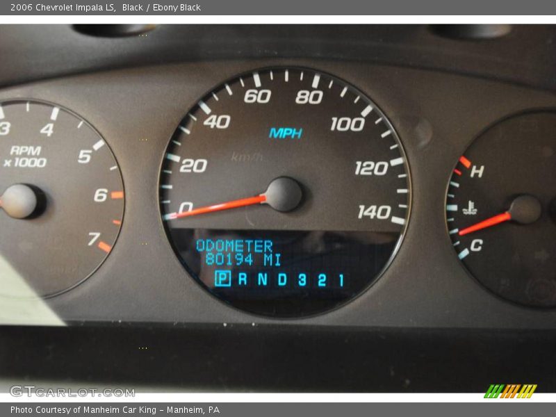 Black / Ebony Black 2006 Chevrolet Impala LS