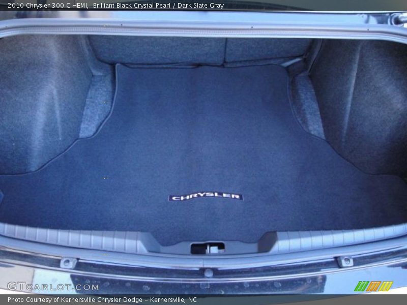 Brilliant Black Crystal Pearl / Dark Slate Gray 2010 Chrysler 300 C HEMI