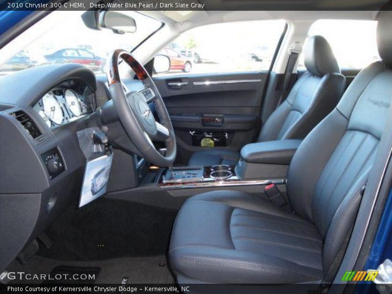 Deep Water Blue Pearl / Dark Slate Gray 2010 Chrysler 300 C HEMI