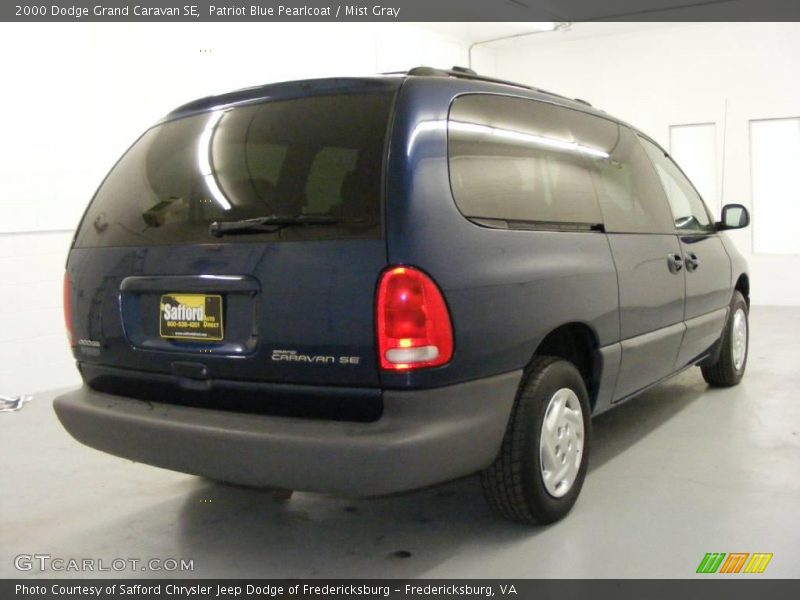 Patriot Blue Pearlcoat / Mist Gray 2000 Dodge Grand Caravan SE