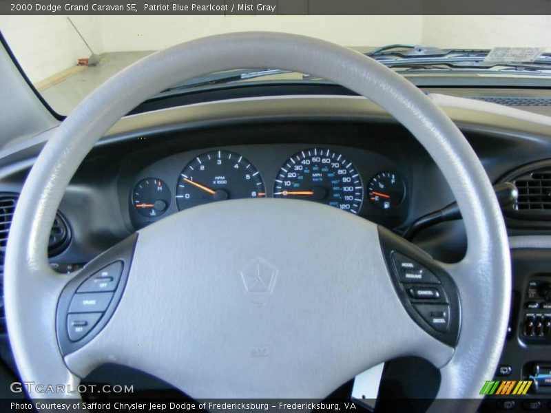 Patriot Blue Pearlcoat / Mist Gray 2000 Dodge Grand Caravan SE
