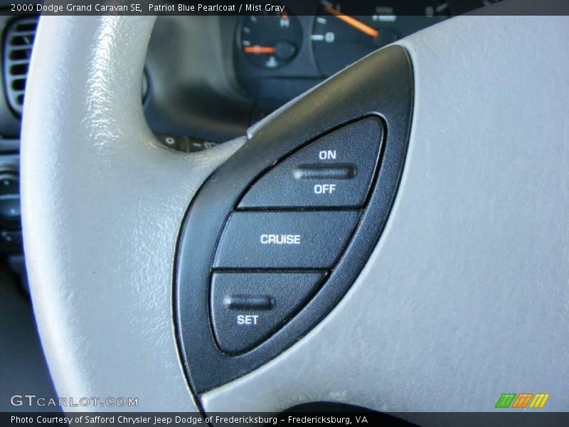 Patriot Blue Pearlcoat / Mist Gray 2000 Dodge Grand Caravan SE