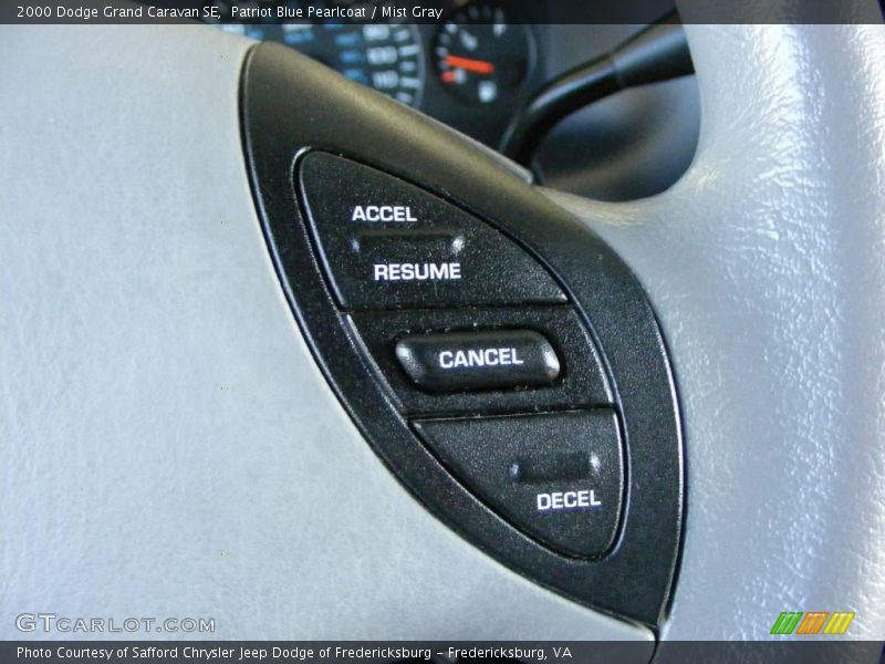 Patriot Blue Pearlcoat / Mist Gray 2000 Dodge Grand Caravan SE