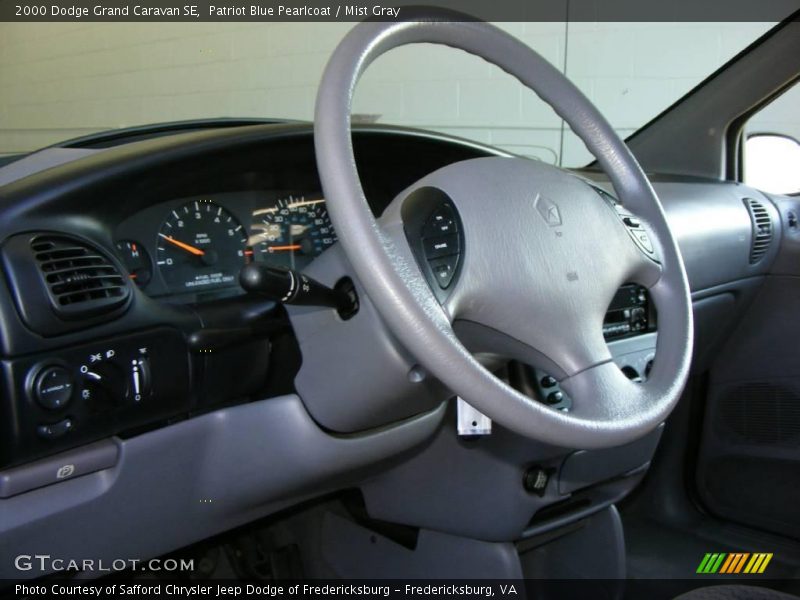 Patriot Blue Pearlcoat / Mist Gray 2000 Dodge Grand Caravan SE