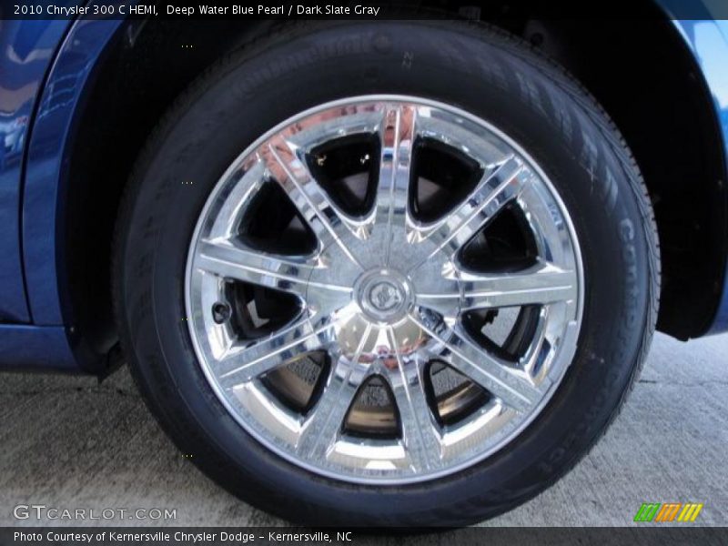 Deep Water Blue Pearl / Dark Slate Gray 2010 Chrysler 300 C HEMI