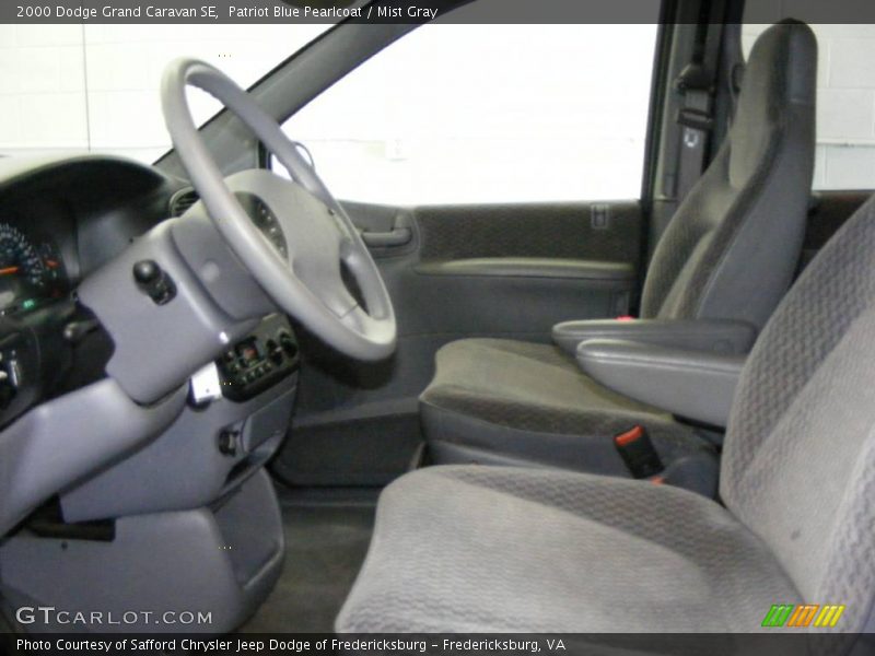 Patriot Blue Pearlcoat / Mist Gray 2000 Dodge Grand Caravan SE