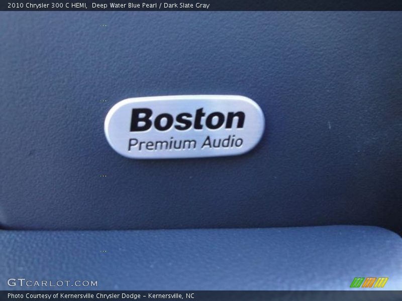 Deep Water Blue Pearl / Dark Slate Gray 2010 Chrysler 300 C HEMI