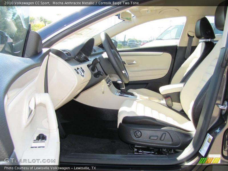 Mocha Anthracite Metallic / Cornsilk Beige Two Tone 2010 Volkswagen CC Sport