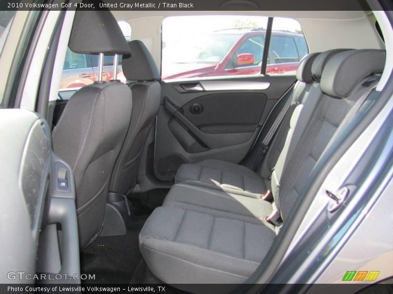 United Gray Metallic / Titan Black 2010 Volkswagen Golf 4 Door