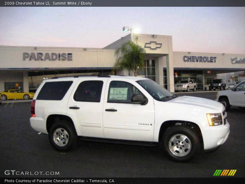 Summit White / Ebony 2009 Chevrolet Tahoe LS