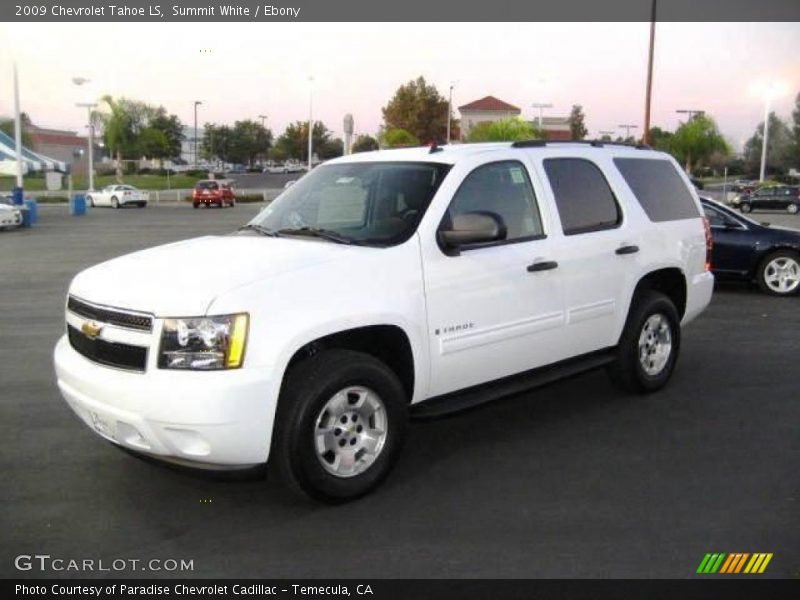 Summit White / Ebony 2009 Chevrolet Tahoe LS