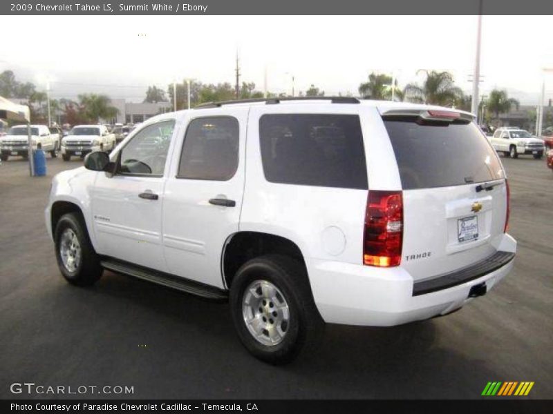 Summit White / Ebony 2009 Chevrolet Tahoe LS