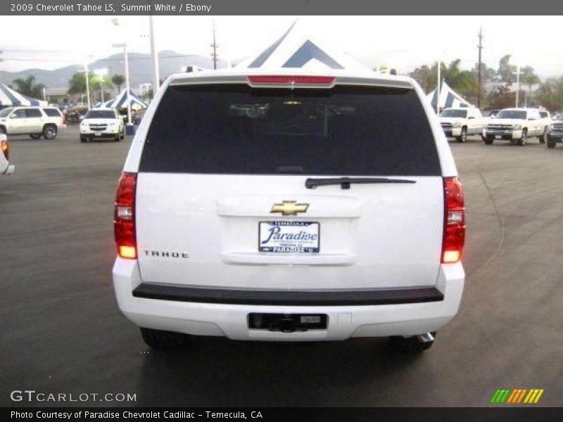 Summit White / Ebony 2009 Chevrolet Tahoe LS