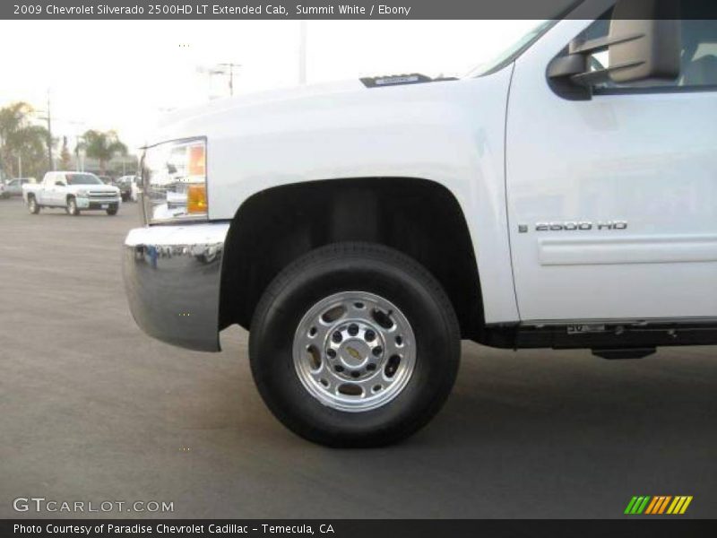 Summit White / Ebony 2009 Chevrolet Silverado 2500HD LT Extended Cab