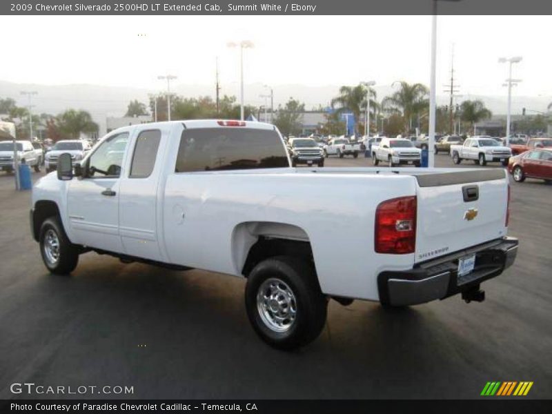 Summit White / Ebony 2009 Chevrolet Silverado 2500HD LT Extended Cab