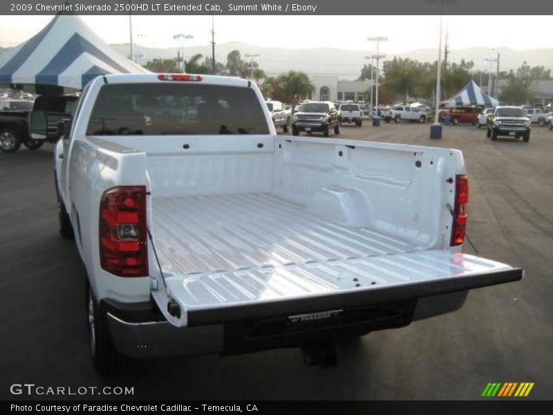 Summit White / Ebony 2009 Chevrolet Silverado 2500HD LT Extended Cab