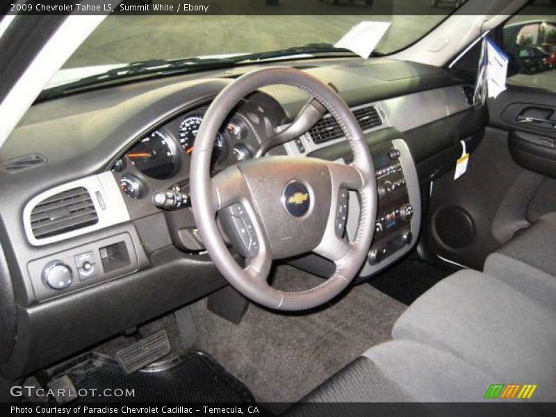 Summit White / Ebony 2009 Chevrolet Tahoe LS