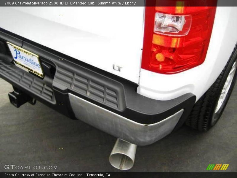 Summit White / Ebony 2009 Chevrolet Silverado 2500HD LT Extended Cab