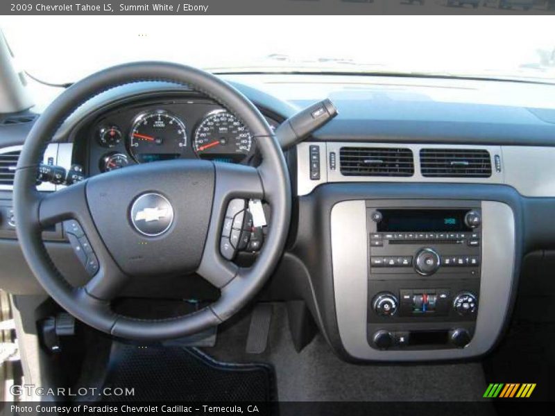 Summit White / Ebony 2009 Chevrolet Tahoe LS
