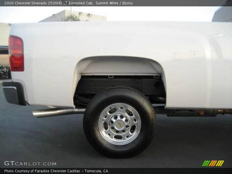 Summit White / Ebony 2009 Chevrolet Silverado 2500HD LT Extended Cab