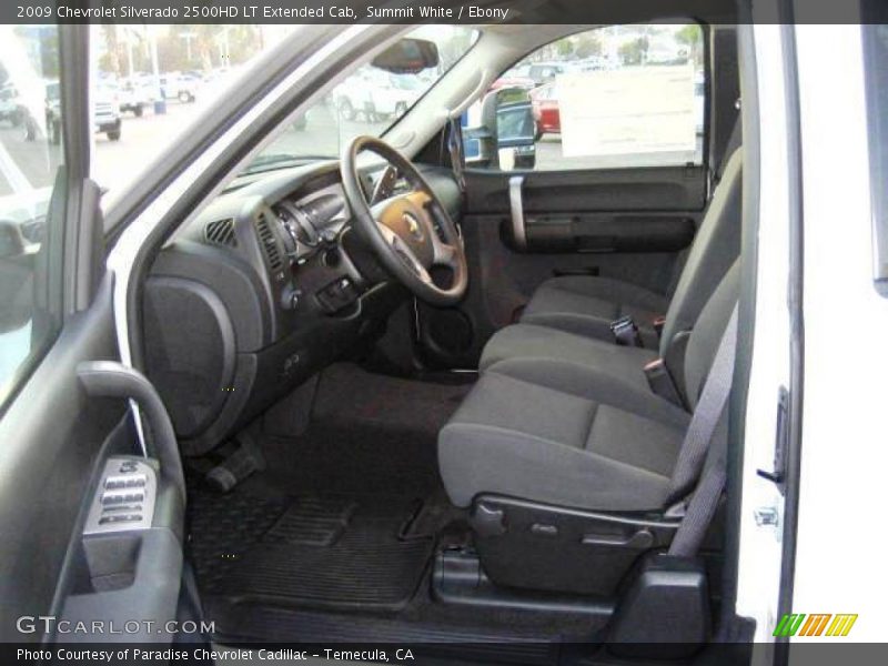 Summit White / Ebony 2009 Chevrolet Silverado 2500HD LT Extended Cab
