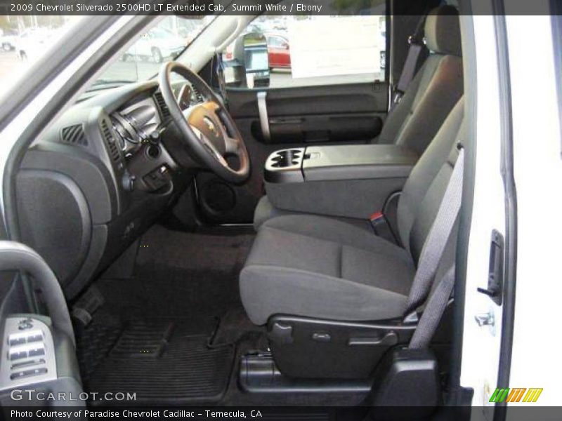 Summit White / Ebony 2009 Chevrolet Silverado 2500HD LT Extended Cab