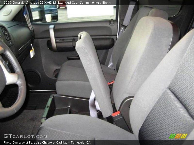 Summit White / Ebony 2009 Chevrolet Silverado 2500HD LT Extended Cab