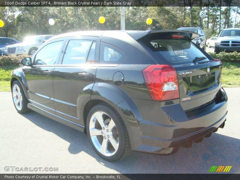 Brilliant Black Crystal Pearl / Dark Slate Gray 2008 Dodge Caliber SRT4