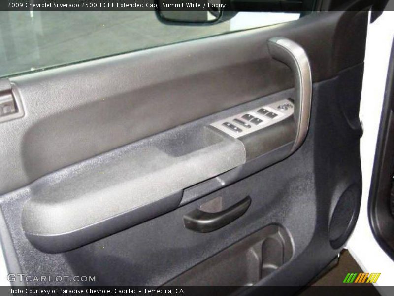 Summit White / Ebony 2009 Chevrolet Silverado 2500HD LT Extended Cab